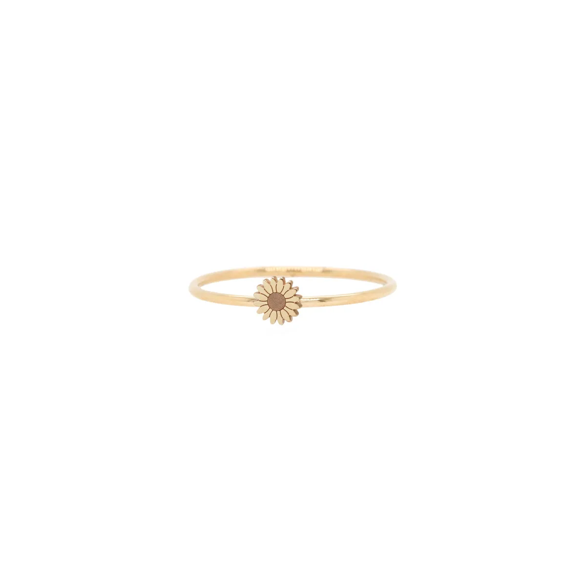 14k Itty Bitty Flower Ring