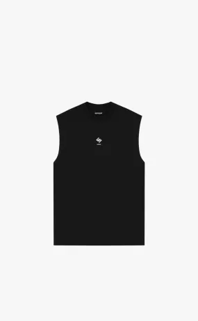 247 OVERSIZED JET BLACK TANKTOP