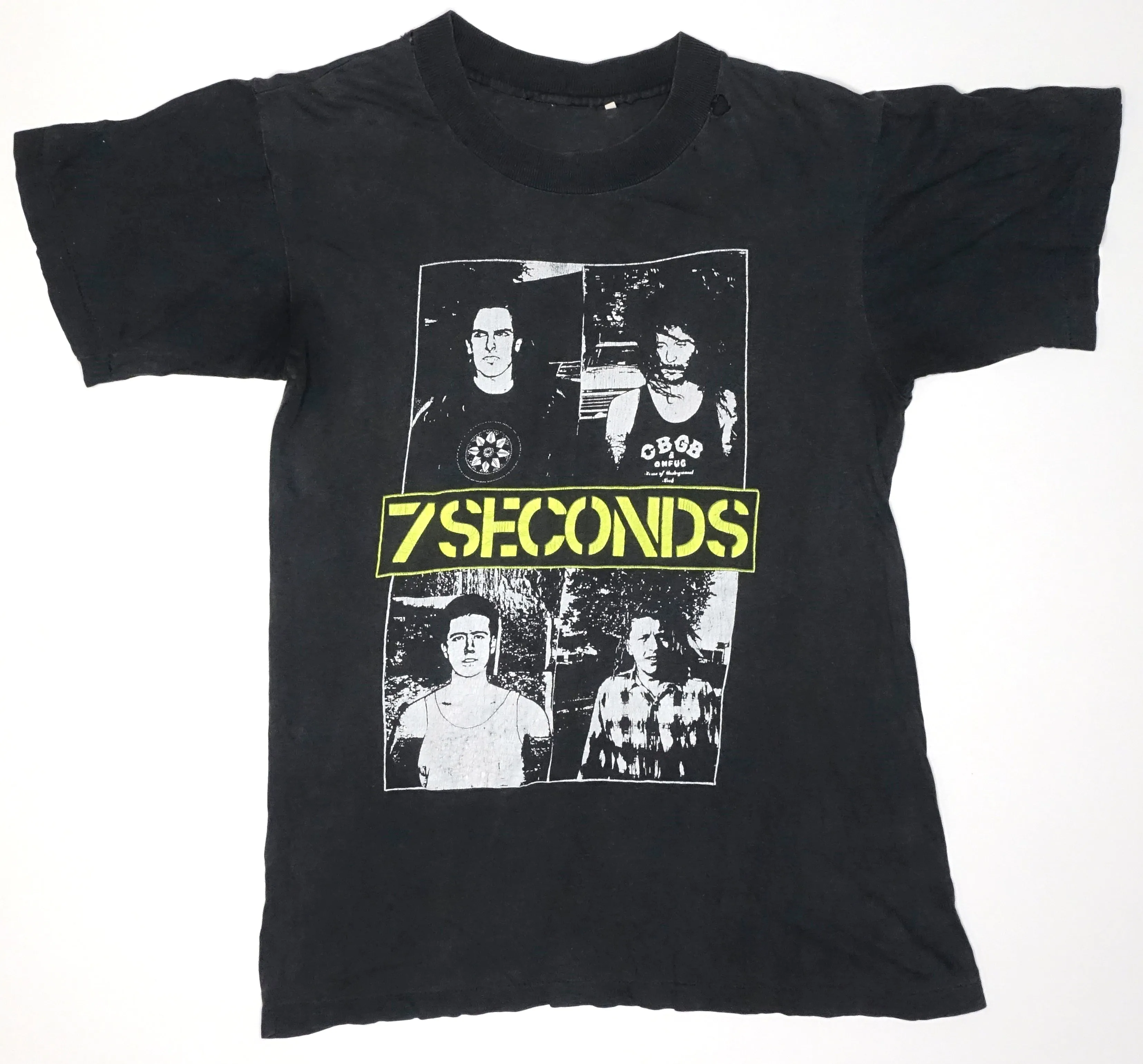 7 Seconds  ‎–  1990 World Tour Shirt Size Medium