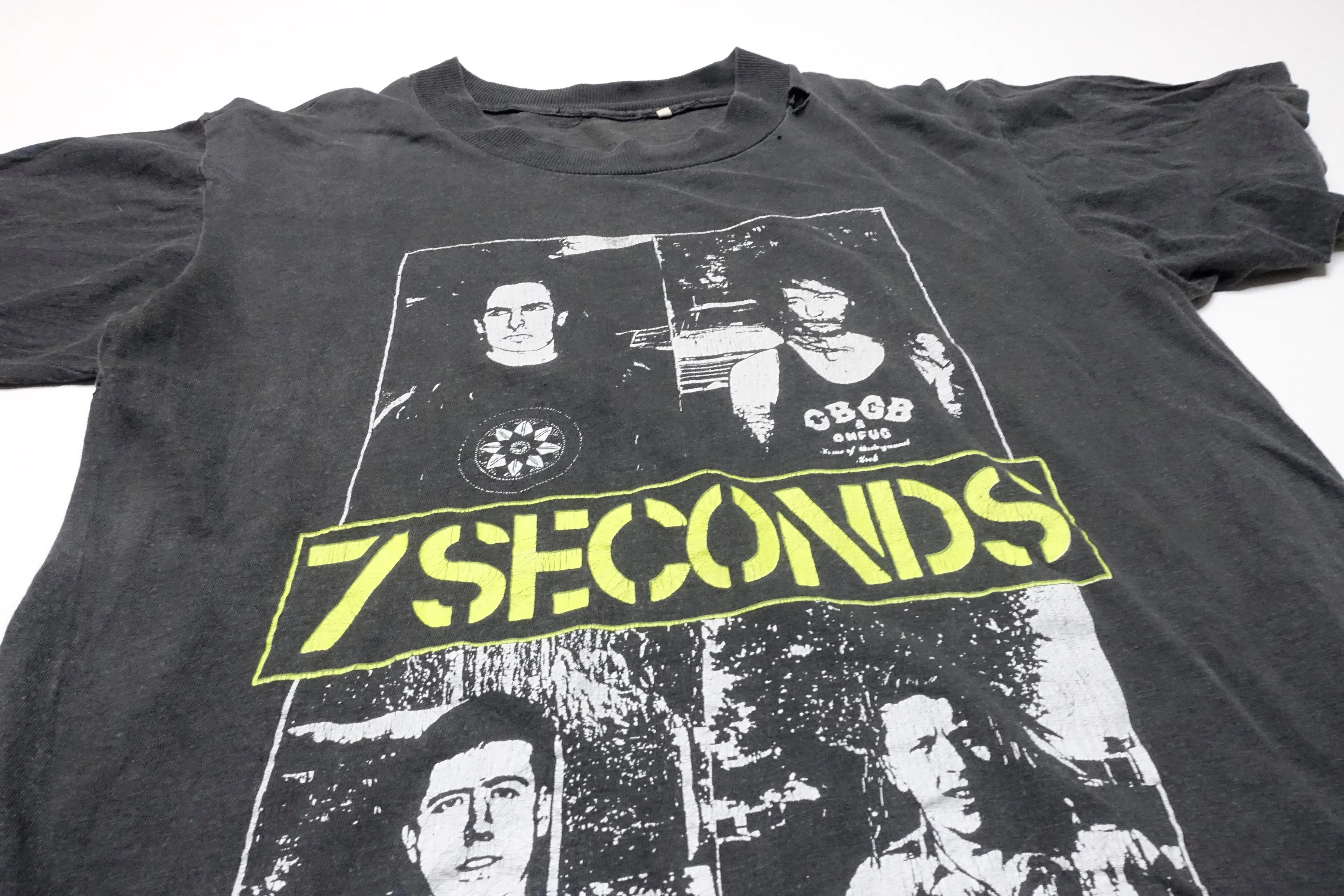 7 Seconds  ‎–  1990 World Tour Shirt Size Medium