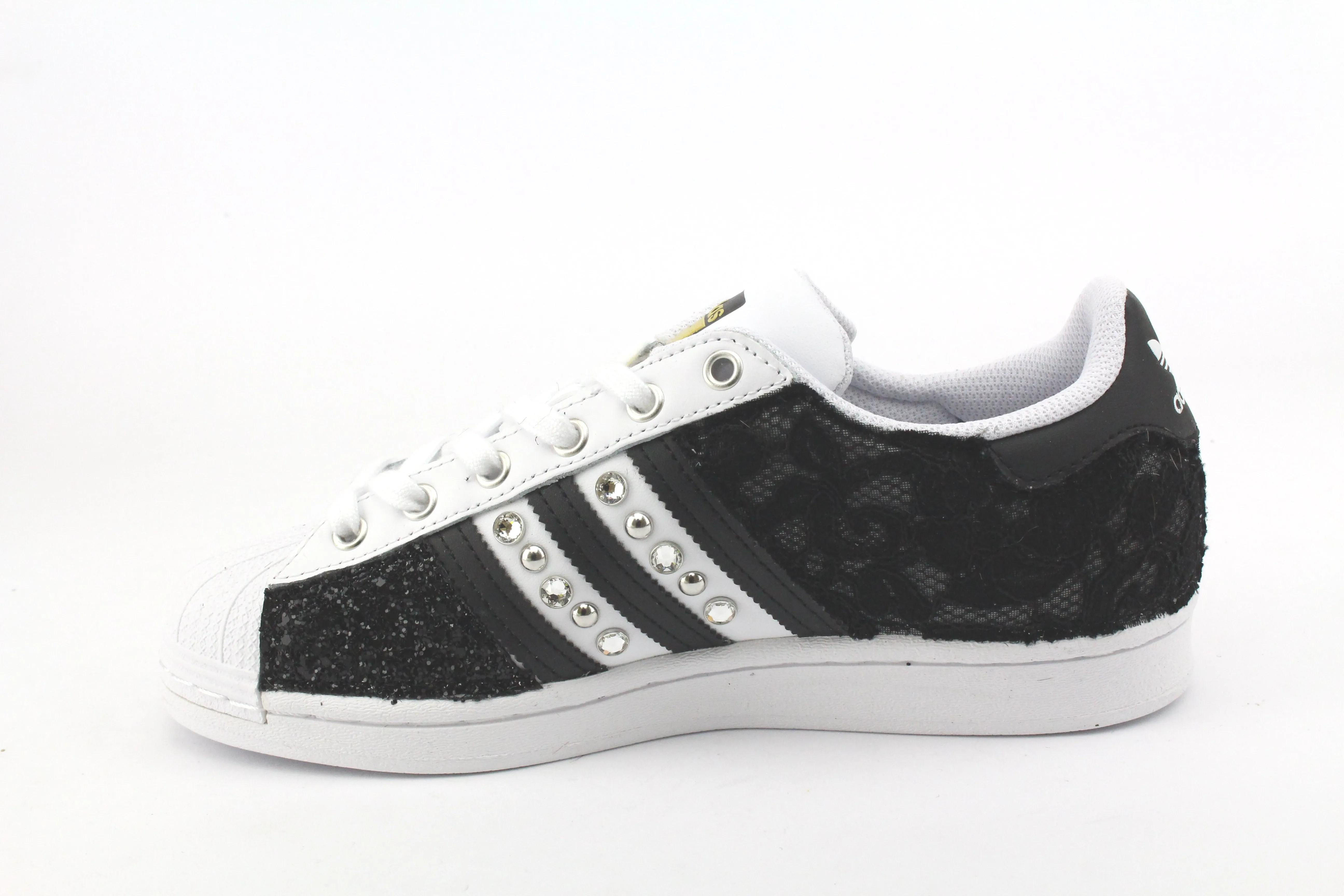 Adidas Superstar Pizzo Black Glitter Black