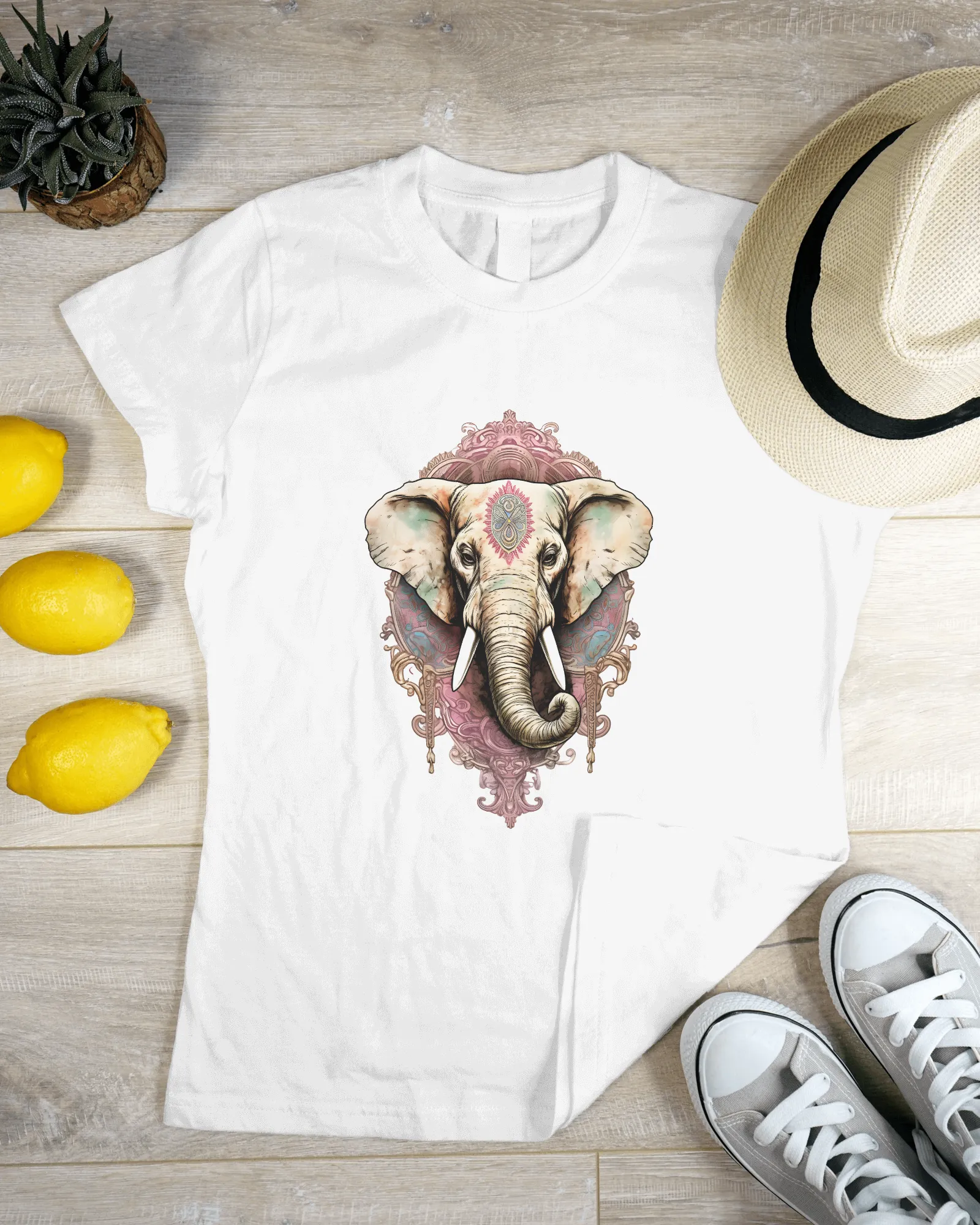 Adorable Spirit Animal Elephant PNG, Digital file