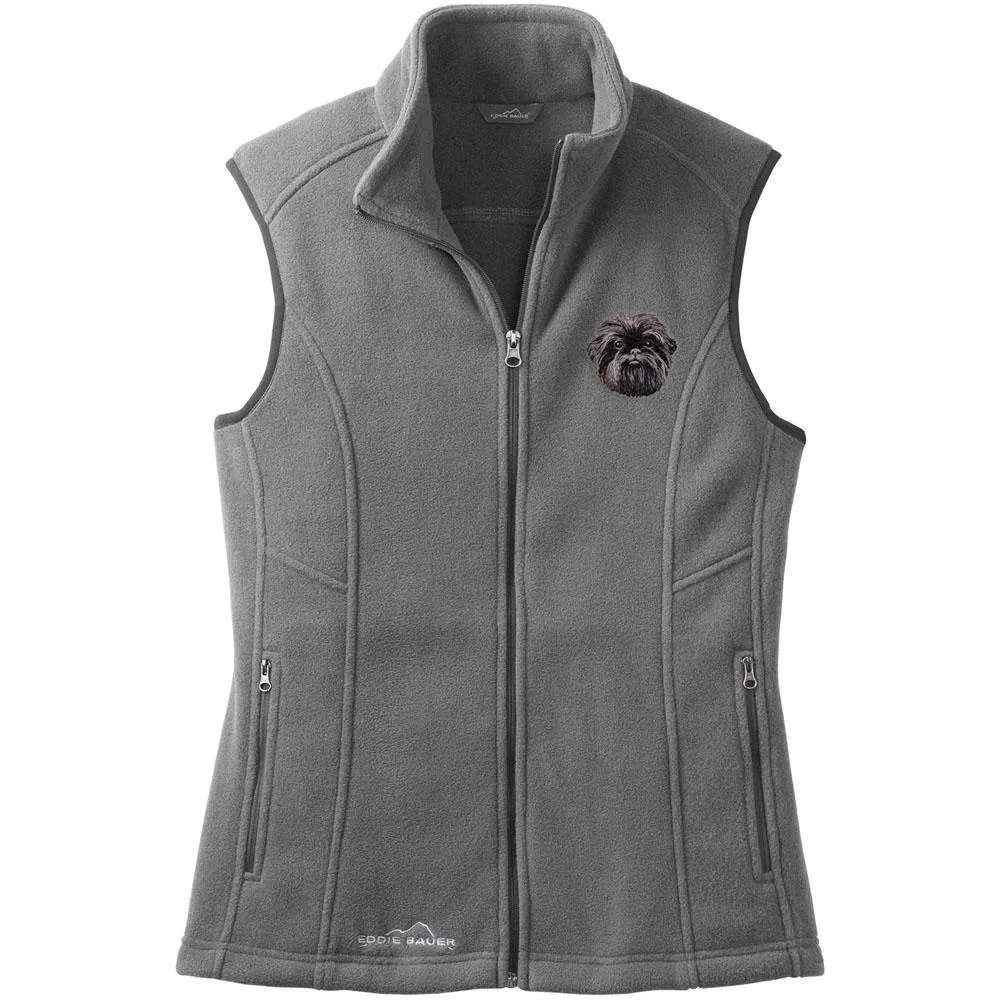 Affenpinscher Embroidered Ladies Fleece Vest