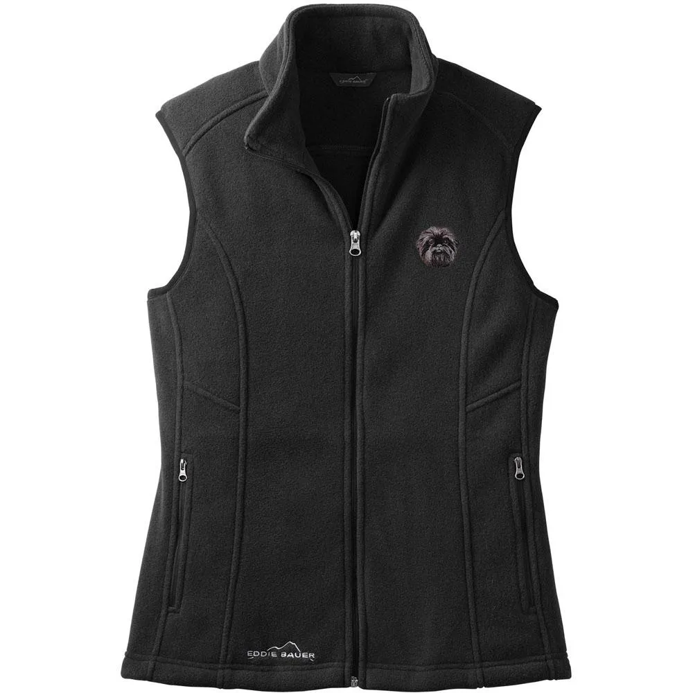 Affenpinscher Embroidered Ladies Fleece Vest