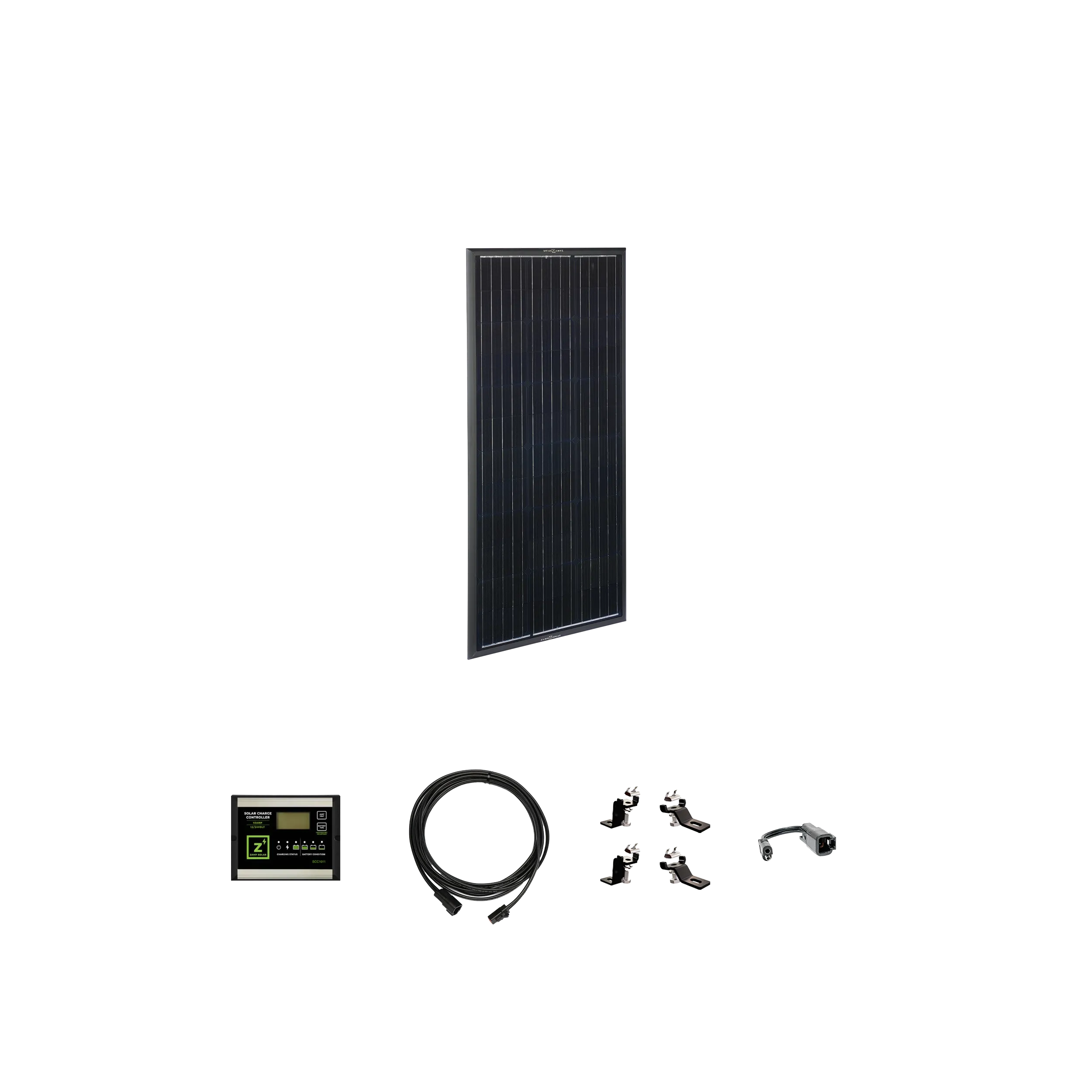 Airstream OBSIDIAN SERIES 100 Watt Solar Prep Complete Kit (2019-2022)