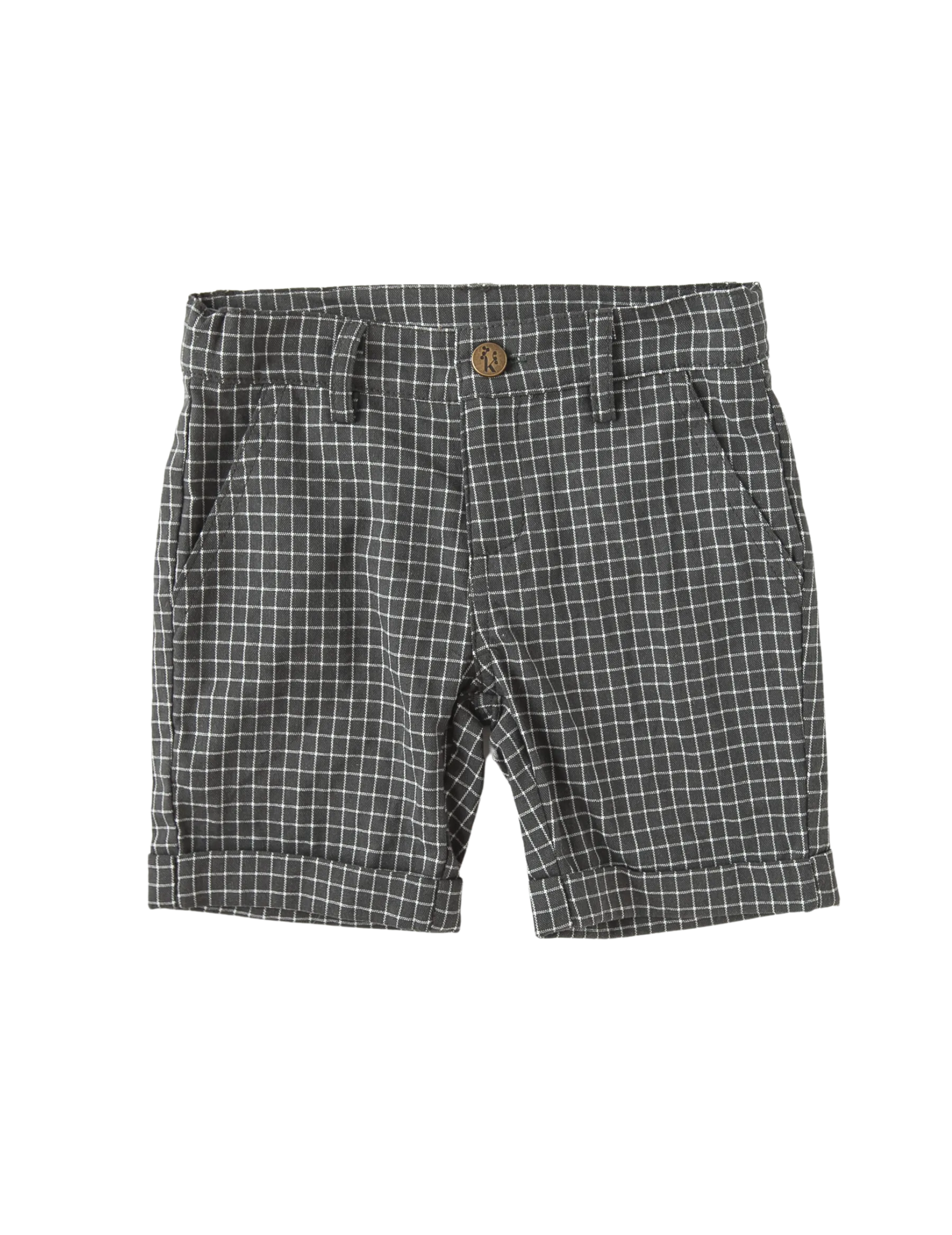 Albert Boys Shorts - Green Gray