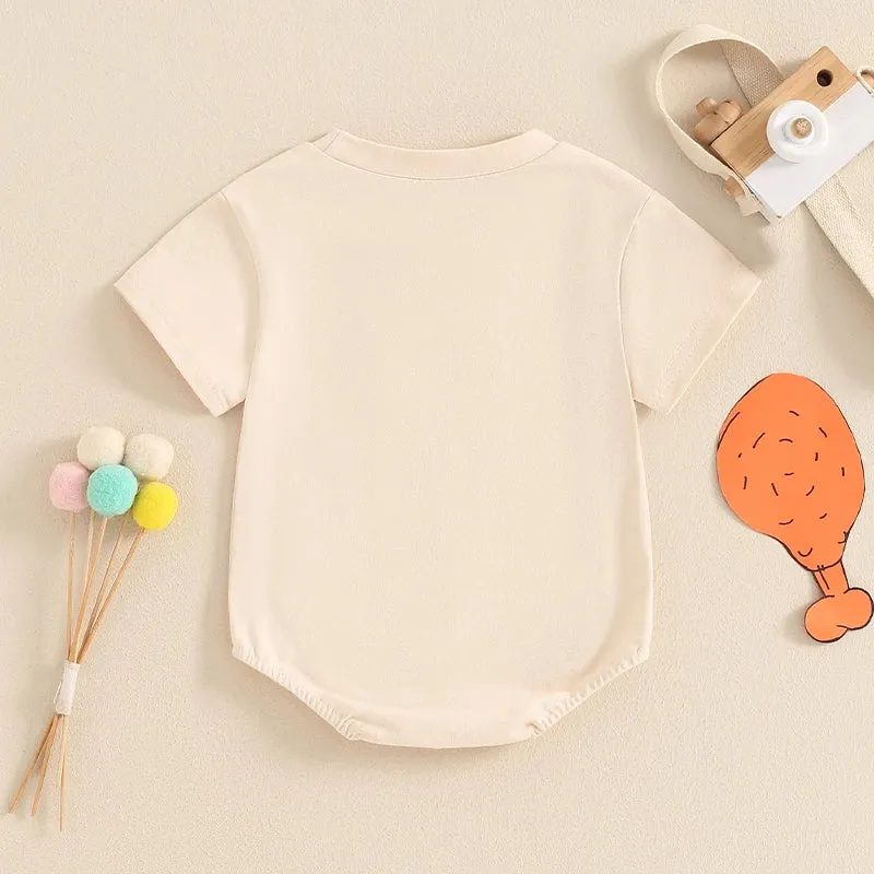 All The Chickens! Baby Onesie Western Farm Layette Romper