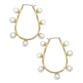 Allison Teardrop Hoop Earrings