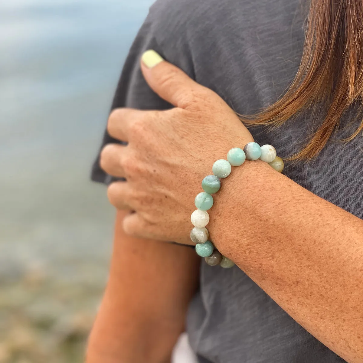 Amazonite Bracelet to Move Beyond Fear