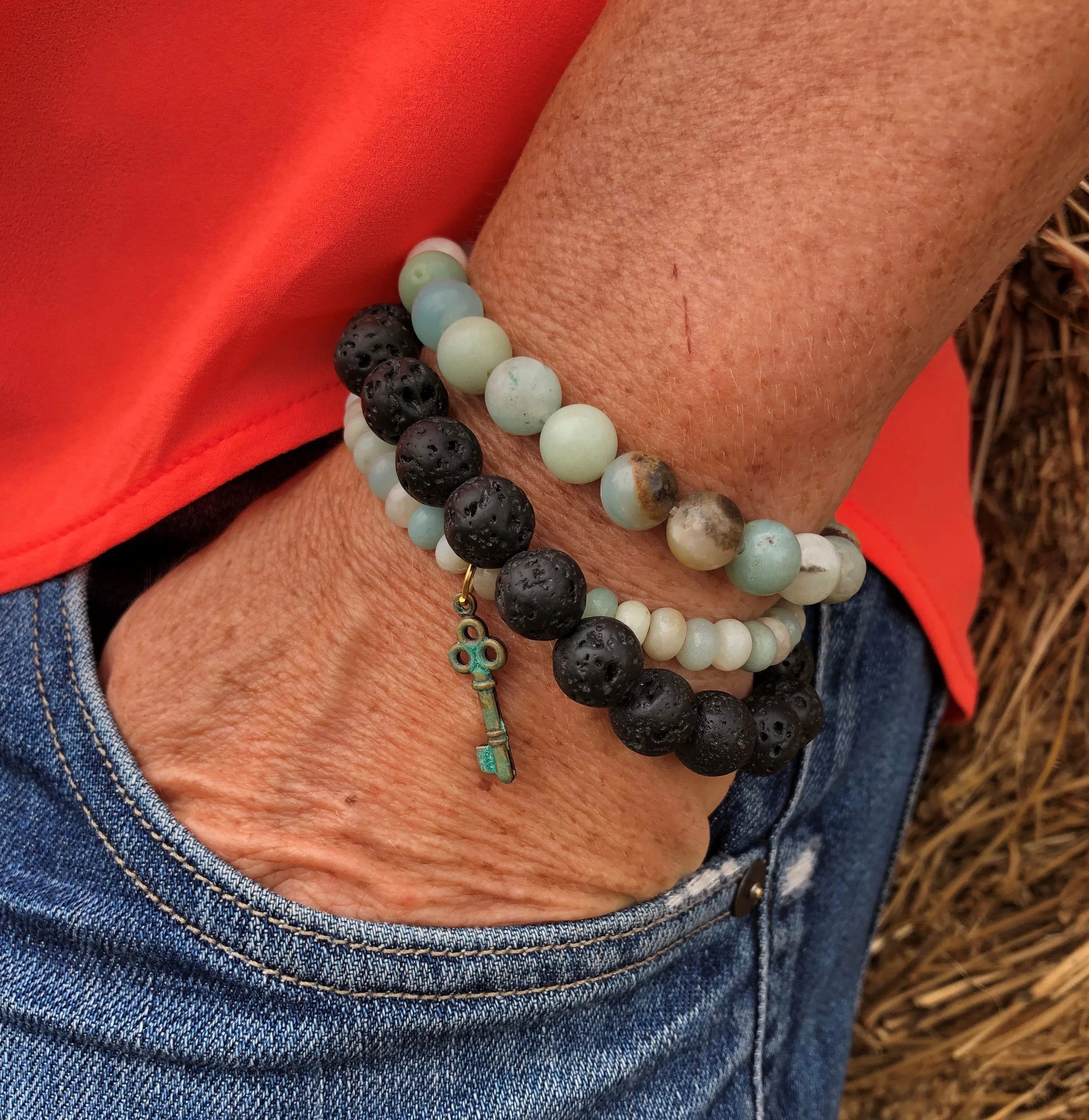 Amazonite Bracelet to Move Beyond Fear