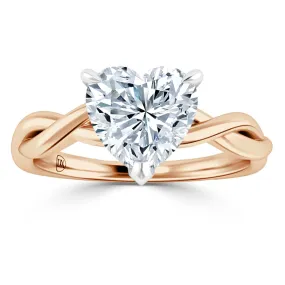 Anastasia - 18ct Rose Gold - Heart