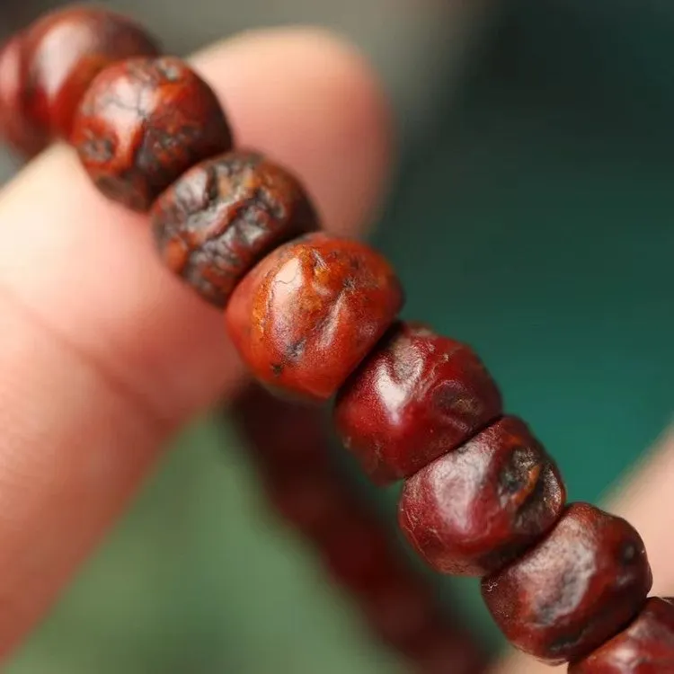 Antique Tibetan Small Bodhi Seed Wrist Mala