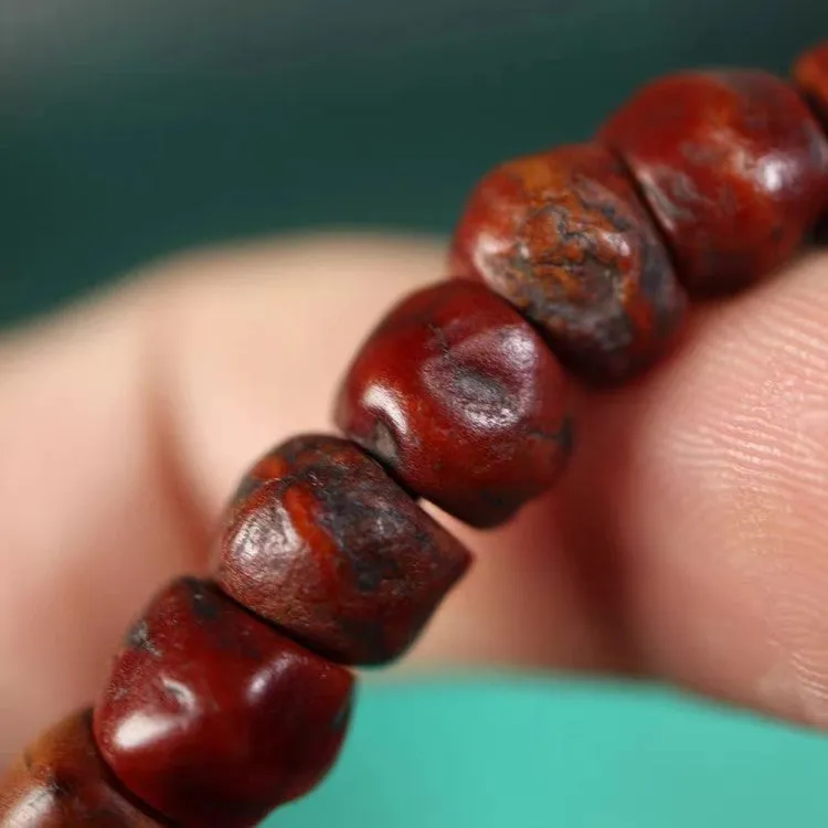 Antique Tibetan Small Bodhi Seed Wrist Mala