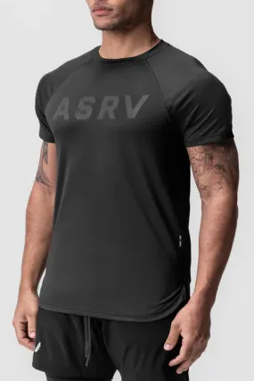 ASRV Aerosilver® Established Tee - Black "ASRV"