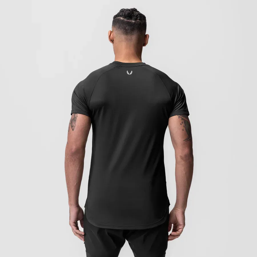 ASRV Aerosilver® Established Tee - Black "ASRV"