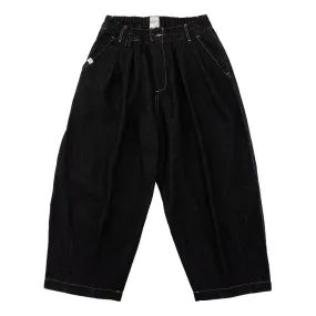 A[S]USL DENIM SIGNATURE PANTS-BLACK DENIM