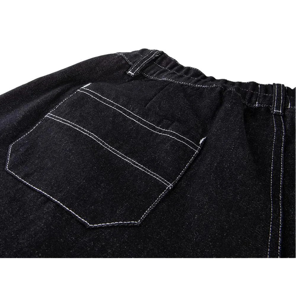 A[S]USL DENIM SIGNATURE PANTS-BLACK DENIM