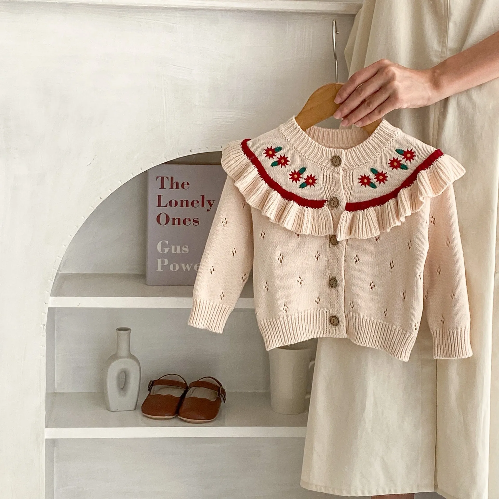 Baby Kid Girls Embroidered Cardigan Wholesale 230828308