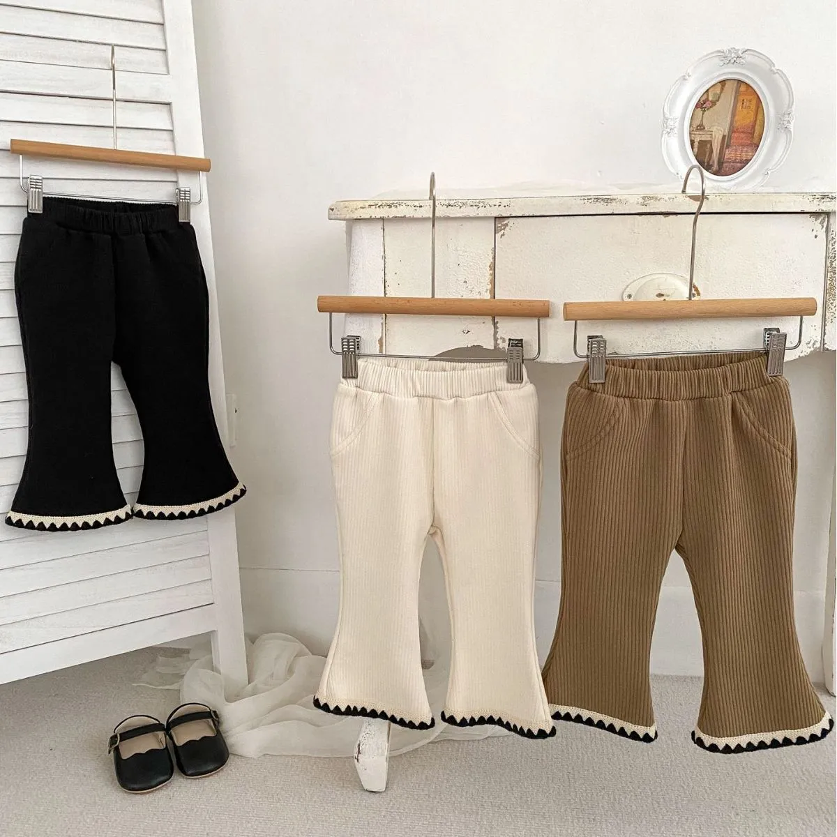 Baby Kid Girls Solid Color Pants Wholesale 231019137