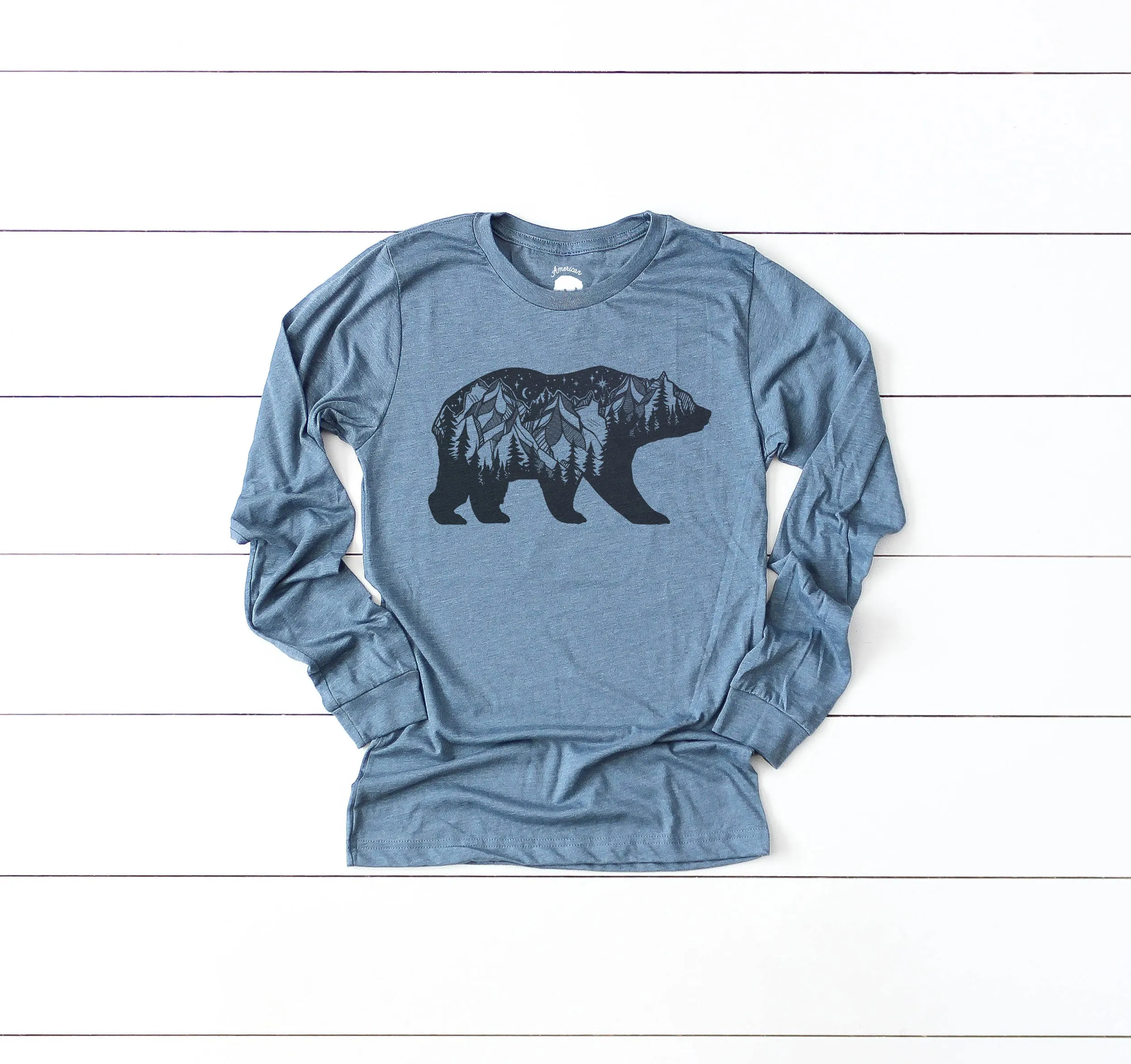 Bear Mountain Adult Long Sleeve Shirts