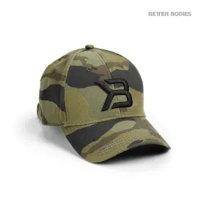 Better Bodies BB Baseball Cap - Green Camo