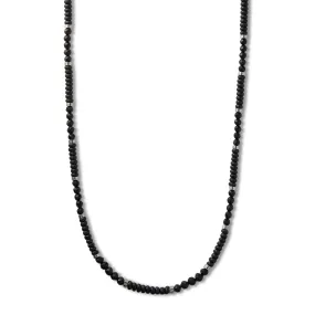 Black Agate Beaded Necklace