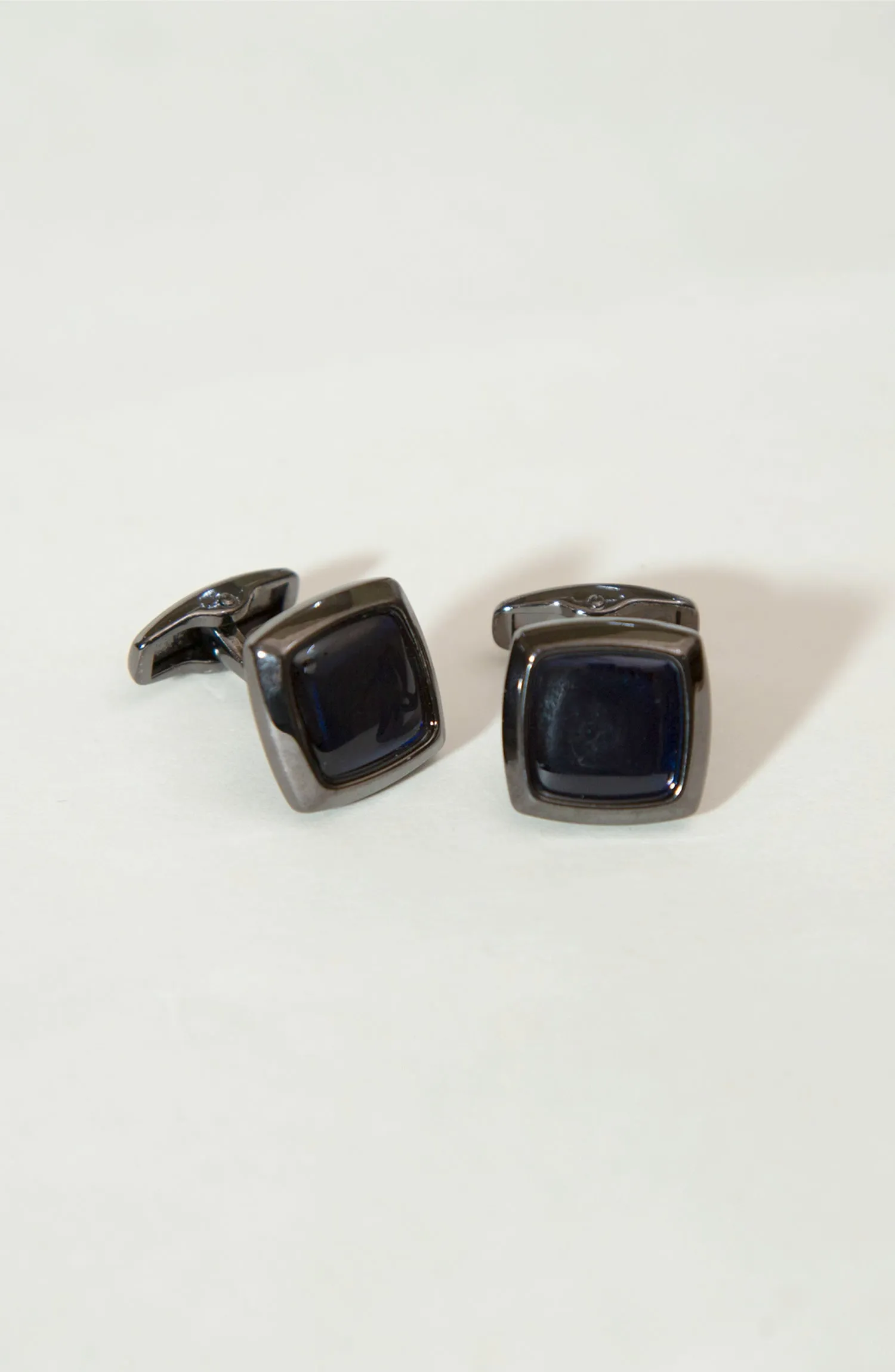 Black Silver Cufflinks