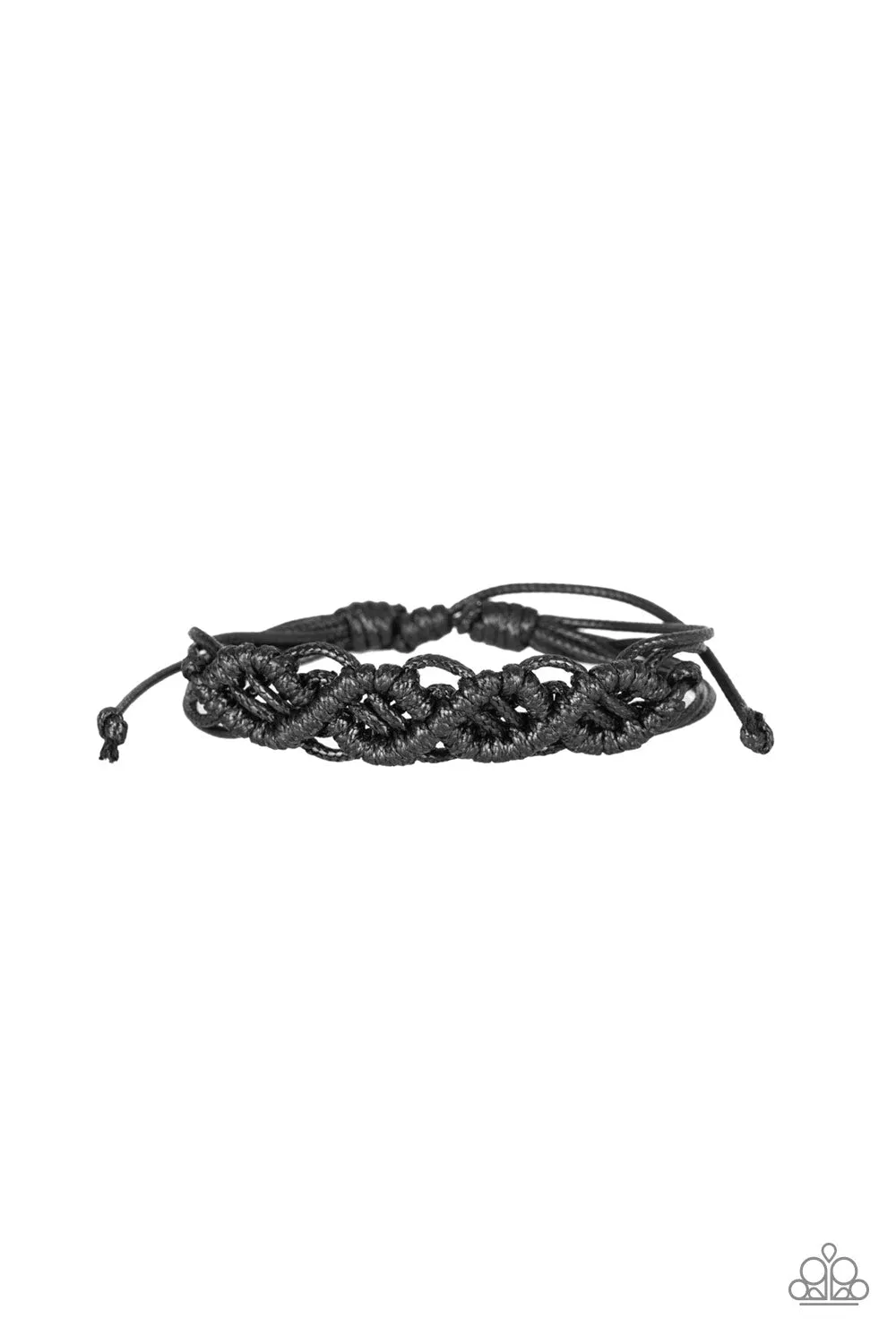 Boondocks and Bonfires Black Bracelet