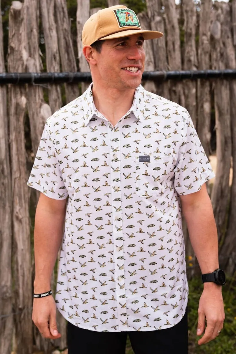 Burlebo Mallard Ducks Performance Button Up