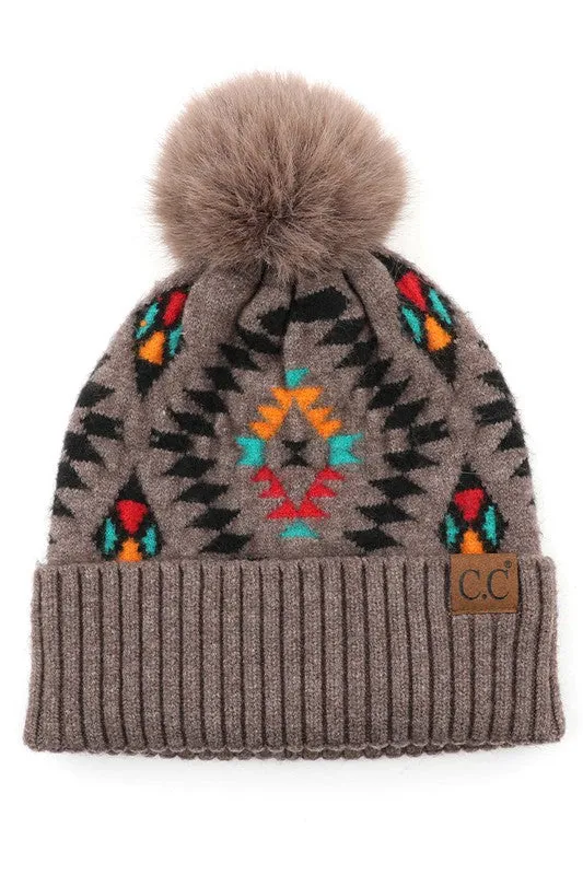 C.C. AZTEC BEANIE