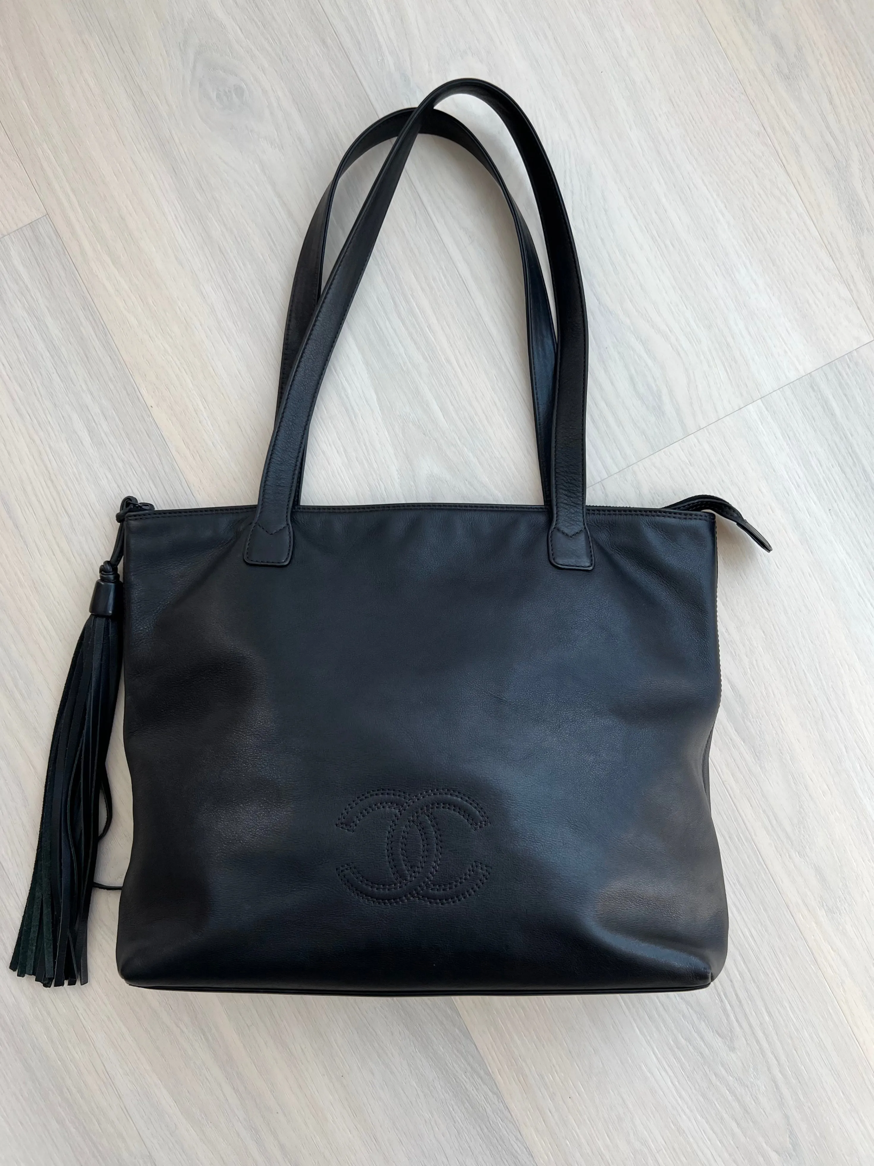 Chanel CC Tassel Tote Bag