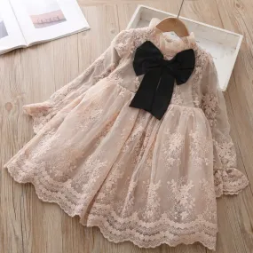 Children's Elegant Lace Dress