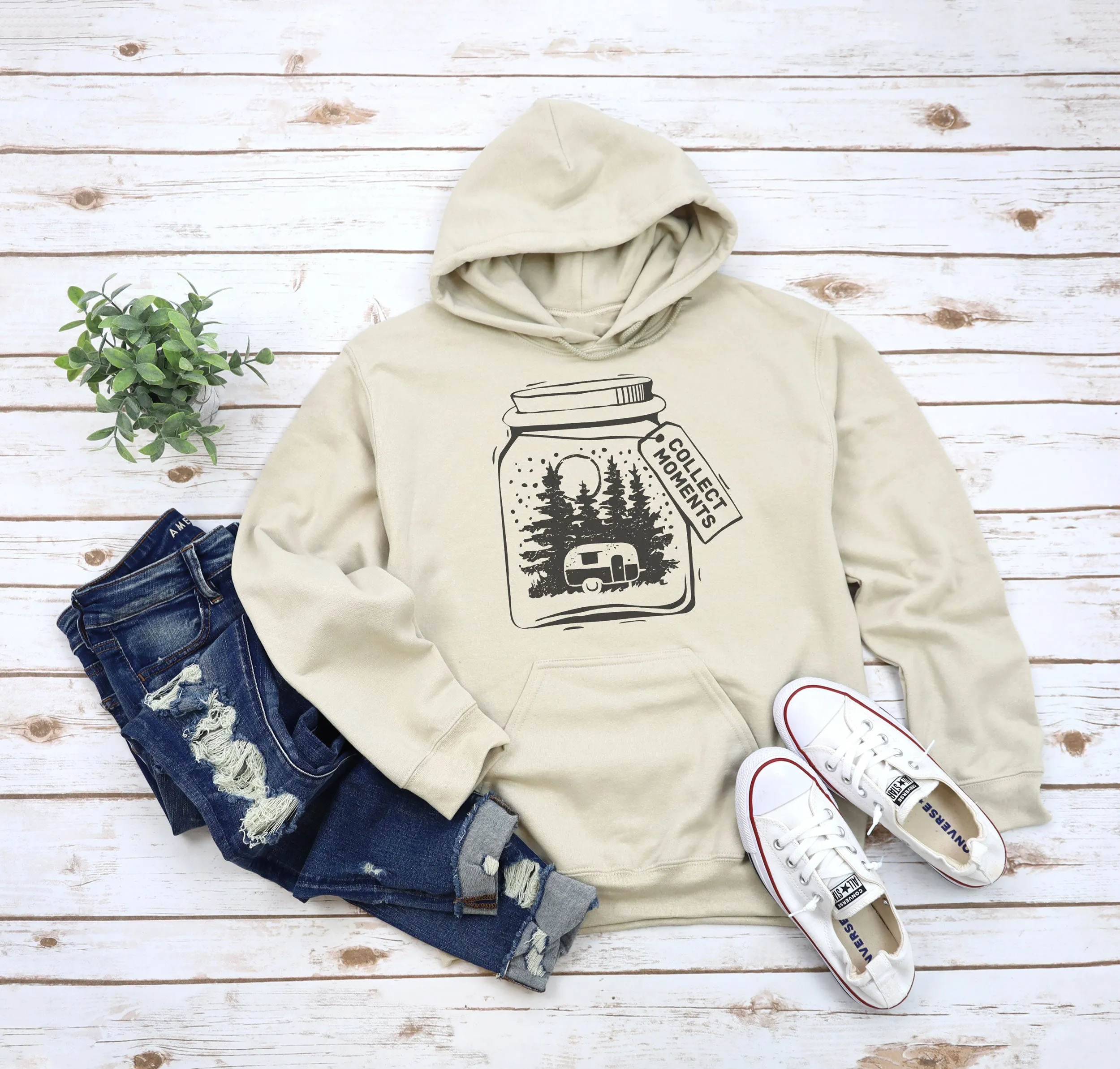 Collect Moments RV / Camper Mason Jar Adult Hoodies