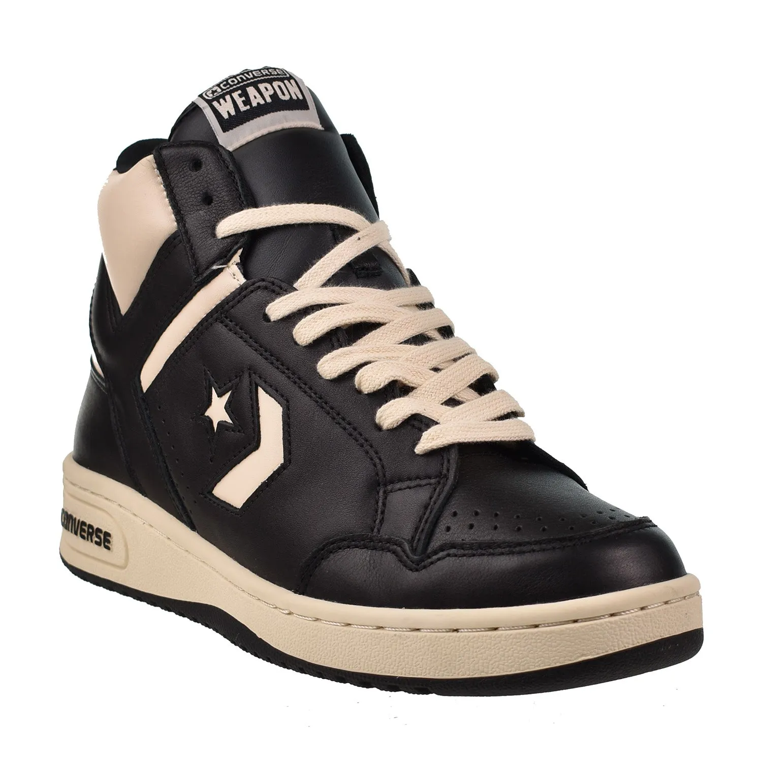 Converse Weapon Hi Men's Shoes Black Natural Ivory