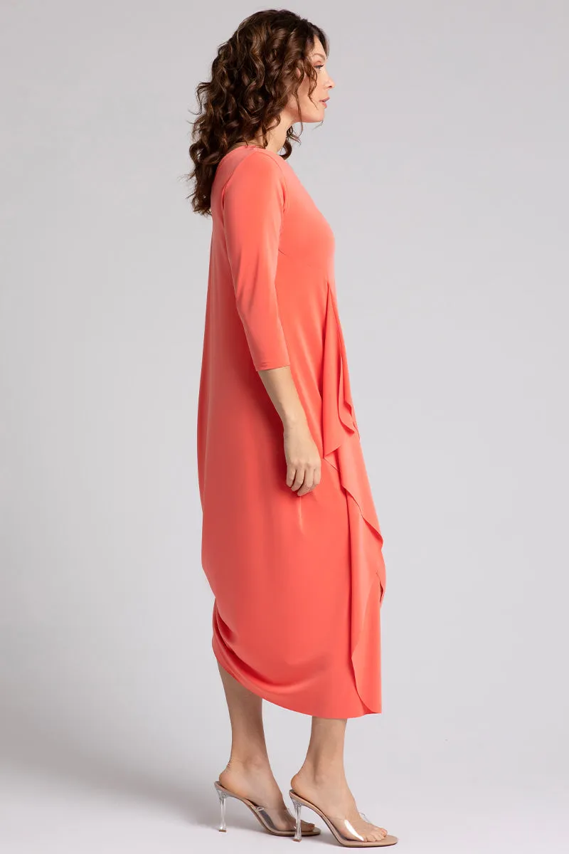 Drama Dress | Coral