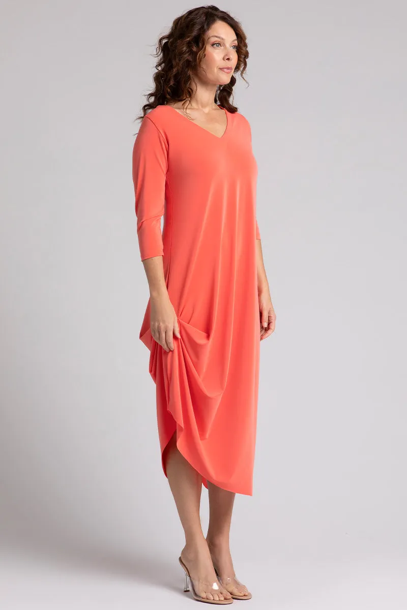 Drama Dress | Coral