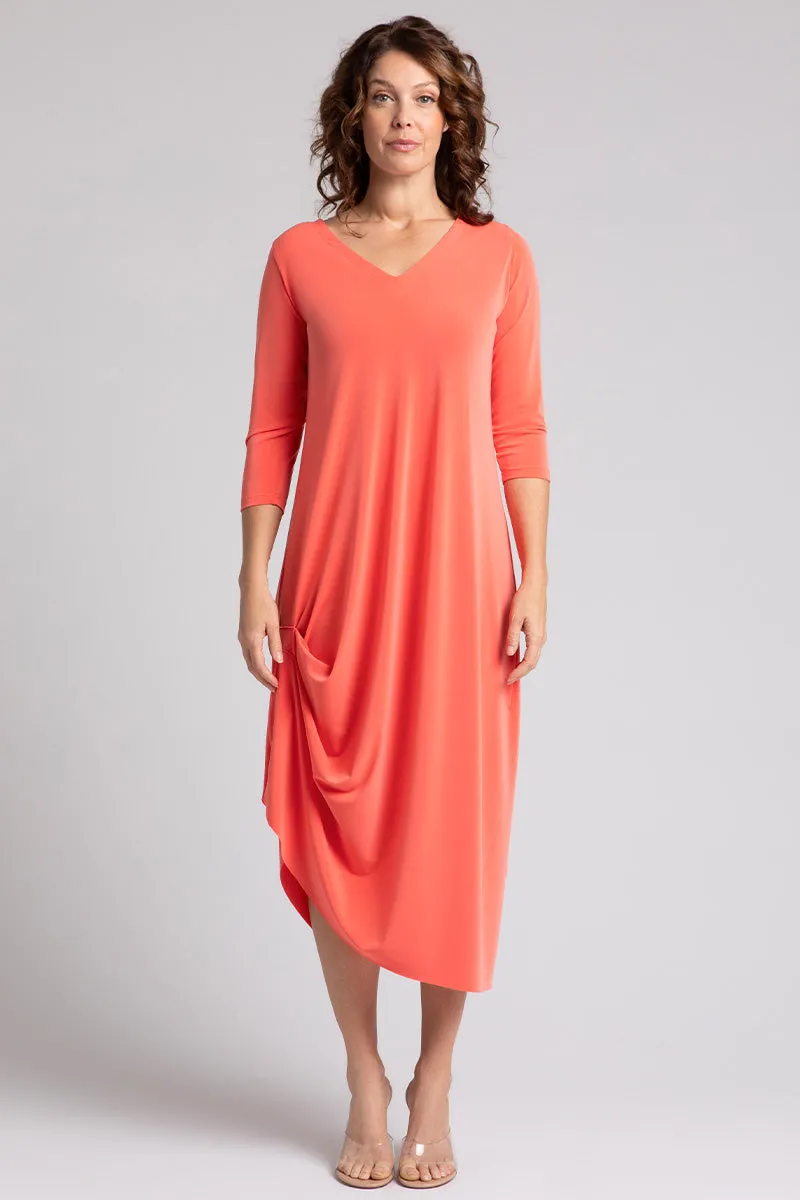 Drama Dress | Coral