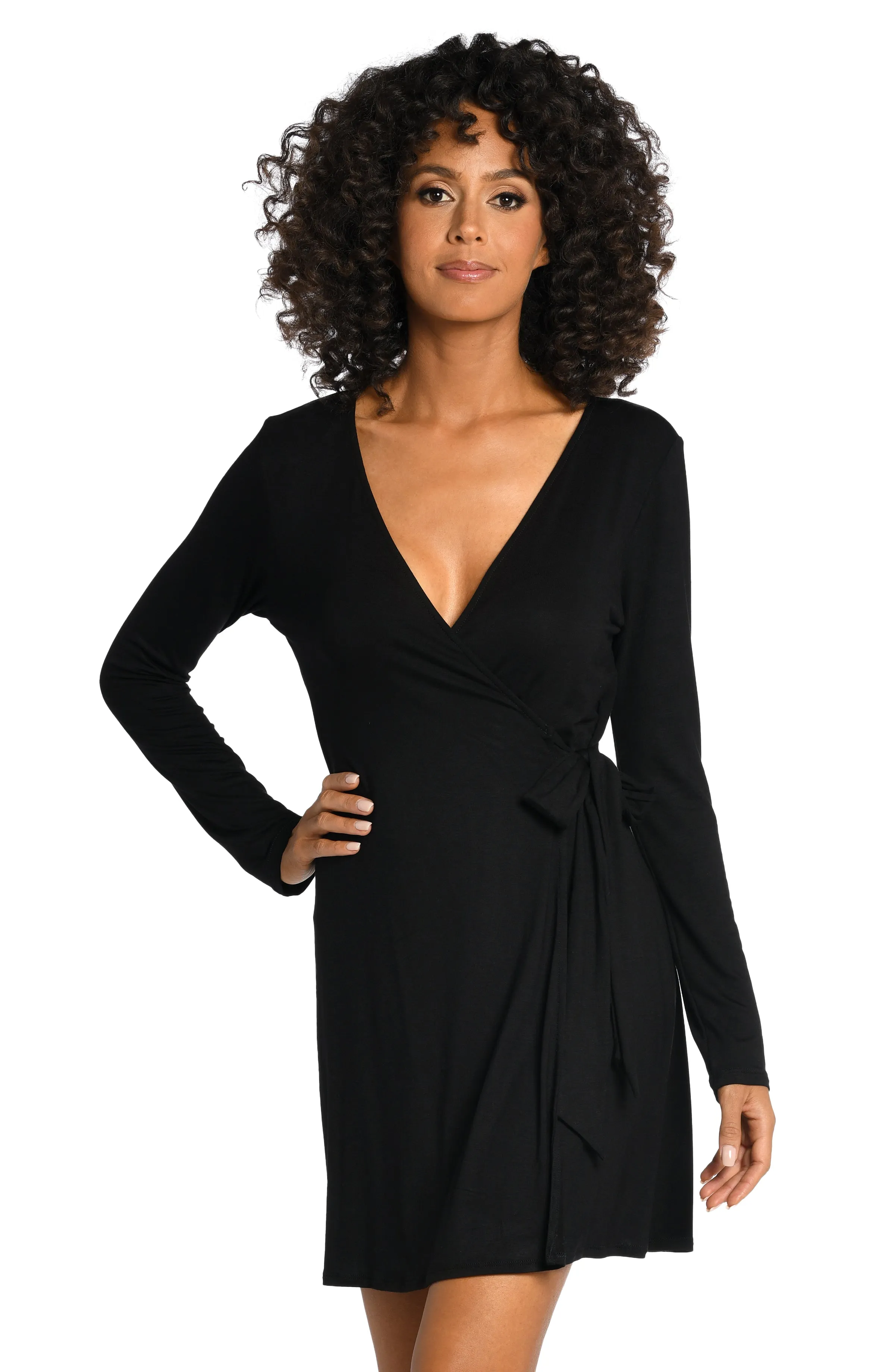 Draped Darling Wrap Dress