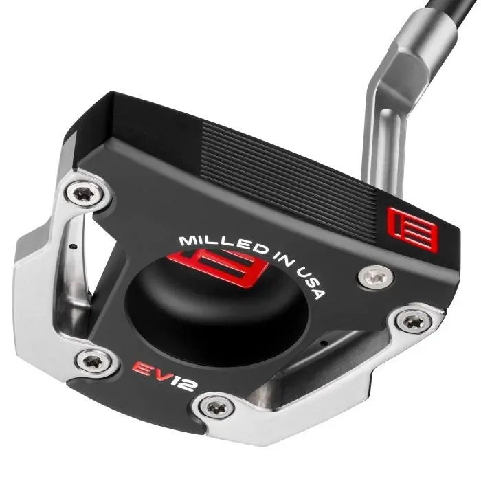 Evnroll EV12 Black Short Plumber High MOI Mallet Putter 35 Right Hand TourTac Grip