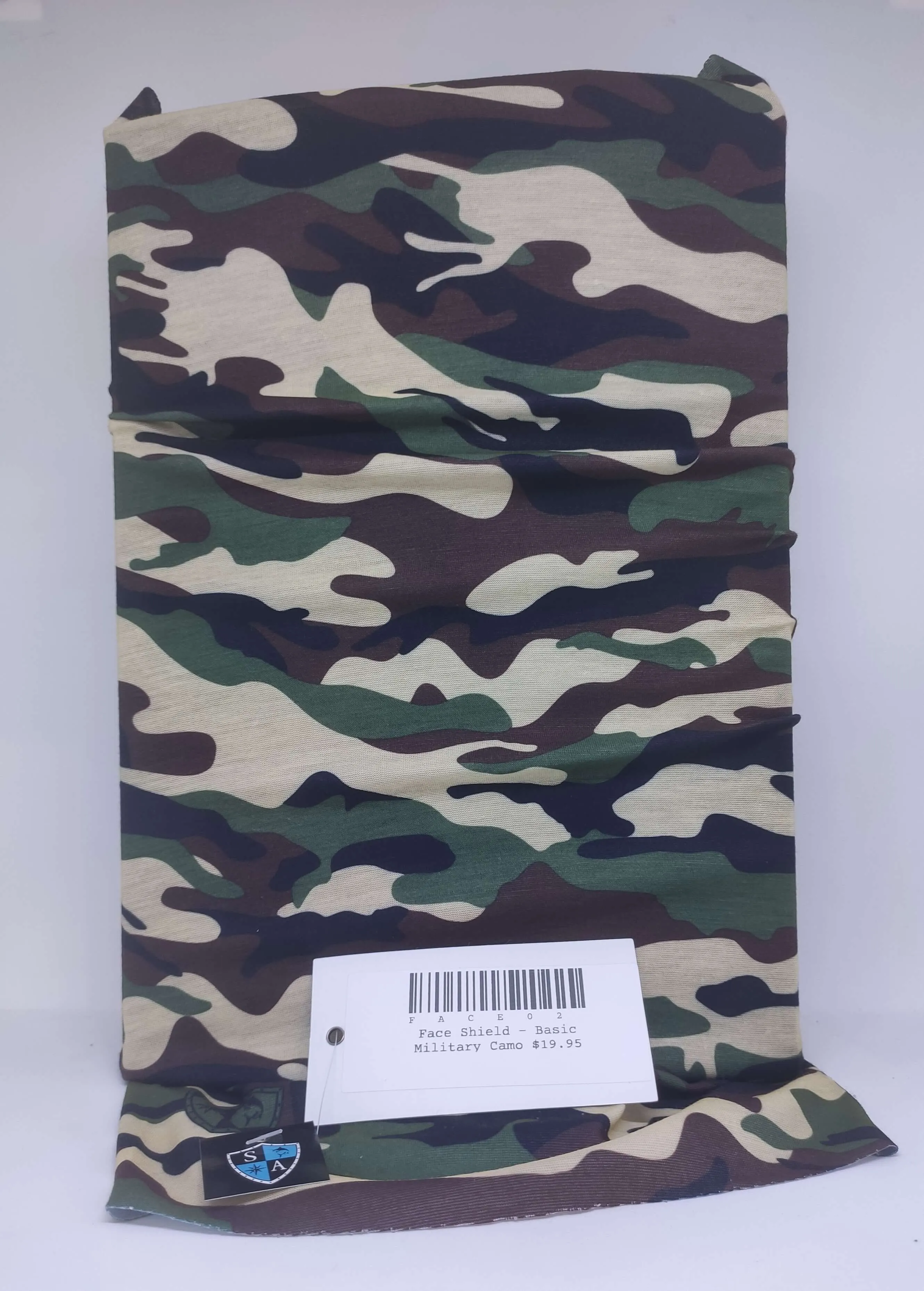 Face Shield - Basic Military Camo