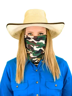 Face Shield - Basic Military Camo