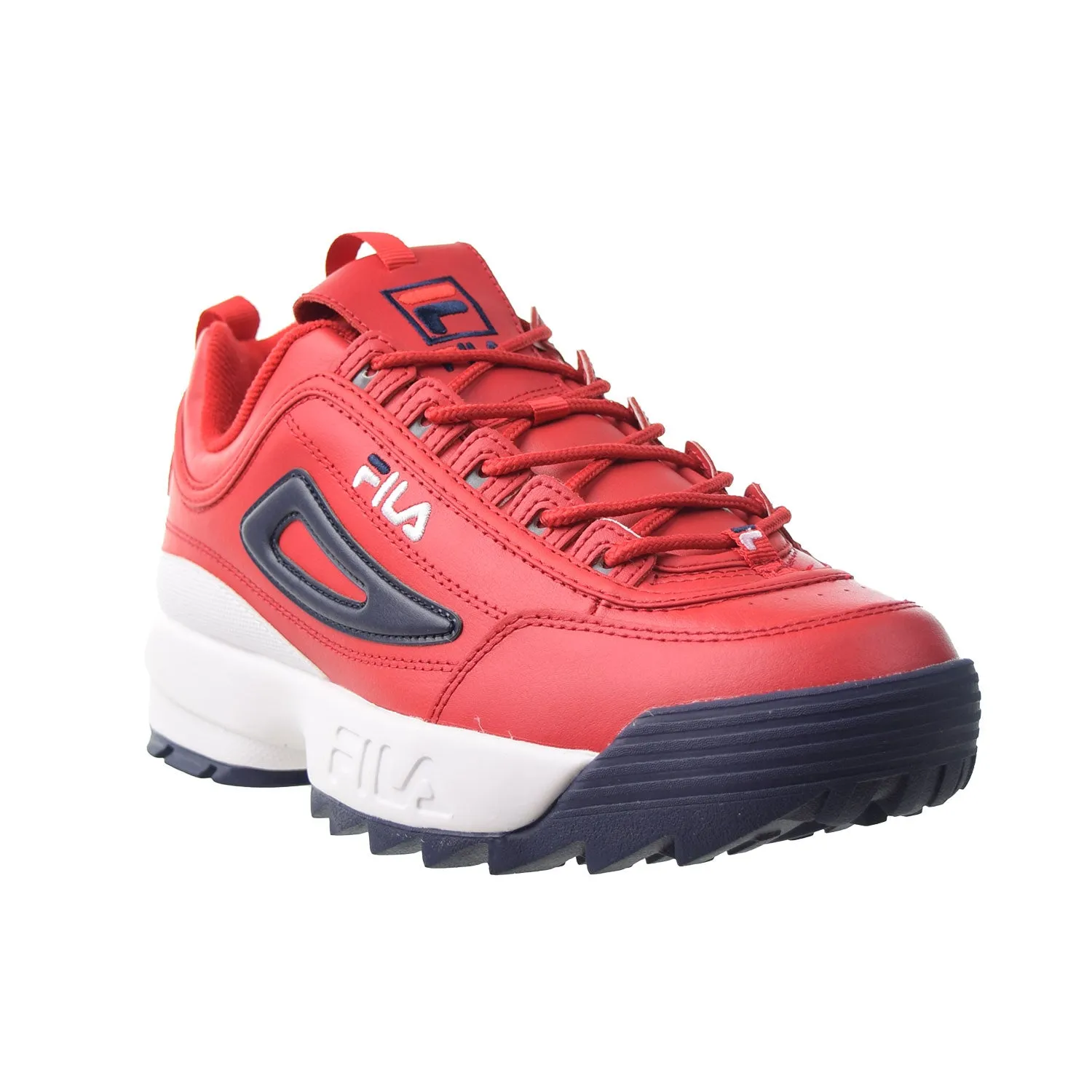 Fila Disruptor II Premium Men's Shoes Red-White-Navy