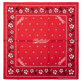 Flower Bandana - Red