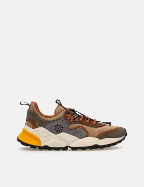 Flower Mountain Koetsu (Cow Leather/Nylon) - Tan/Grey