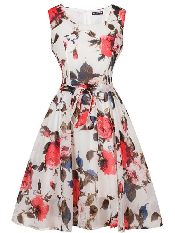 Flower Power Sleeveless Dress