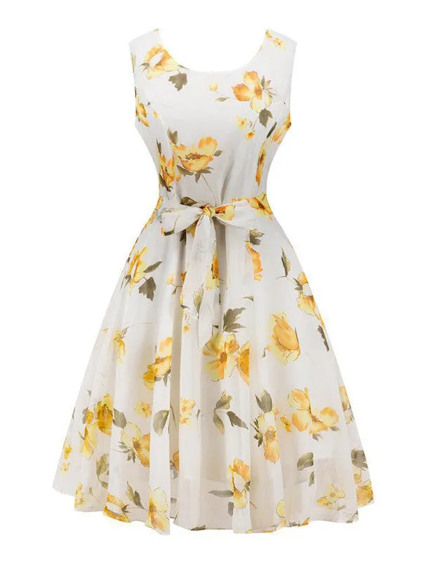 Flower Power Sleeveless Dress