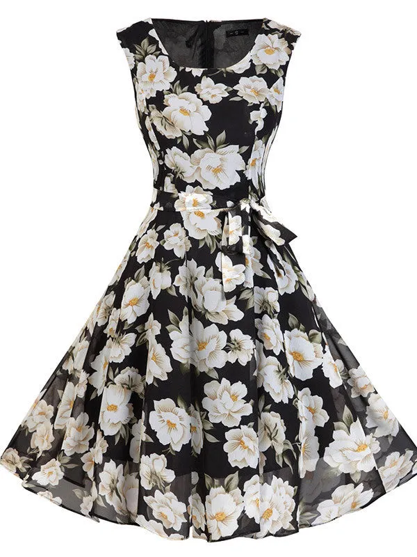 Flower Power Sleeveless Dress