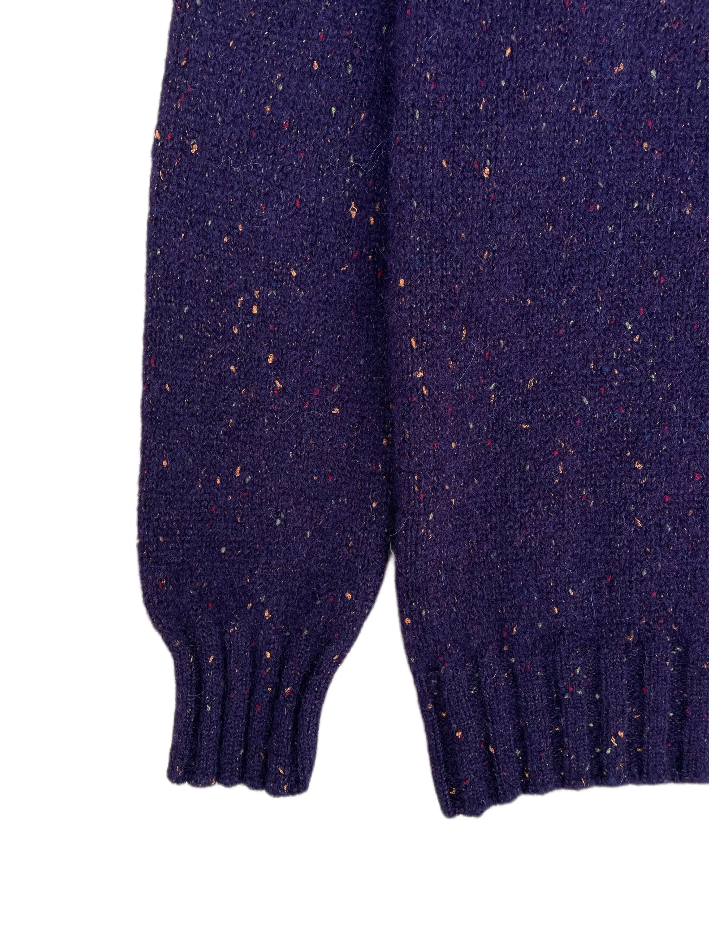 FRESH Bruce Crew Neck Wool Sweater Purple