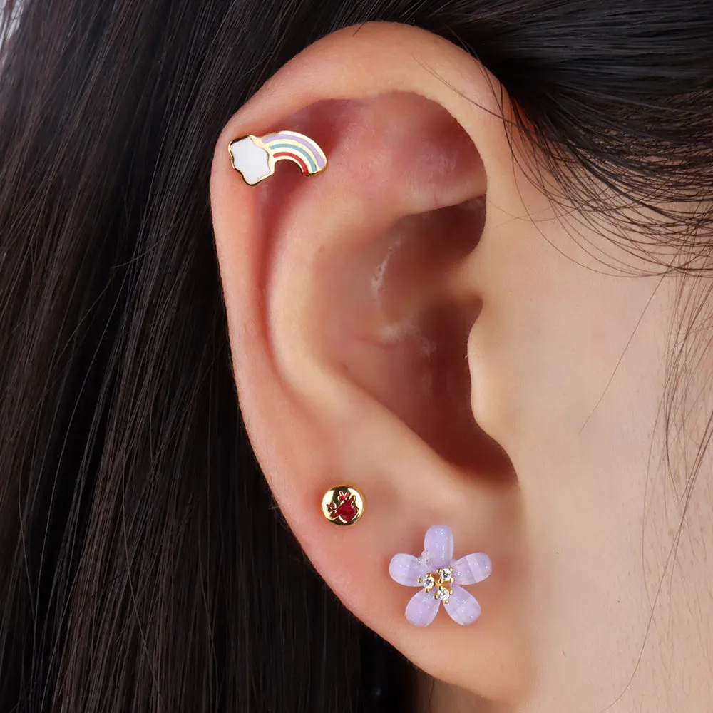 Fresh Flower Studs