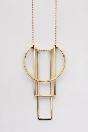 Full Deco Necklace | Gold Fill